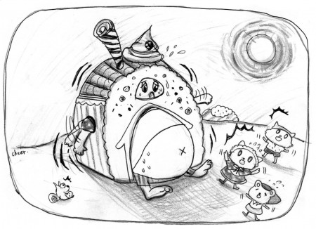 《毛娃的願望》內頁插圖 - 我走不動了 / 宇宙光